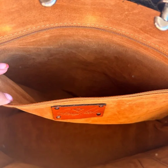 Patricia Nash Black Benvenuto Tote - Picture 13 of 14